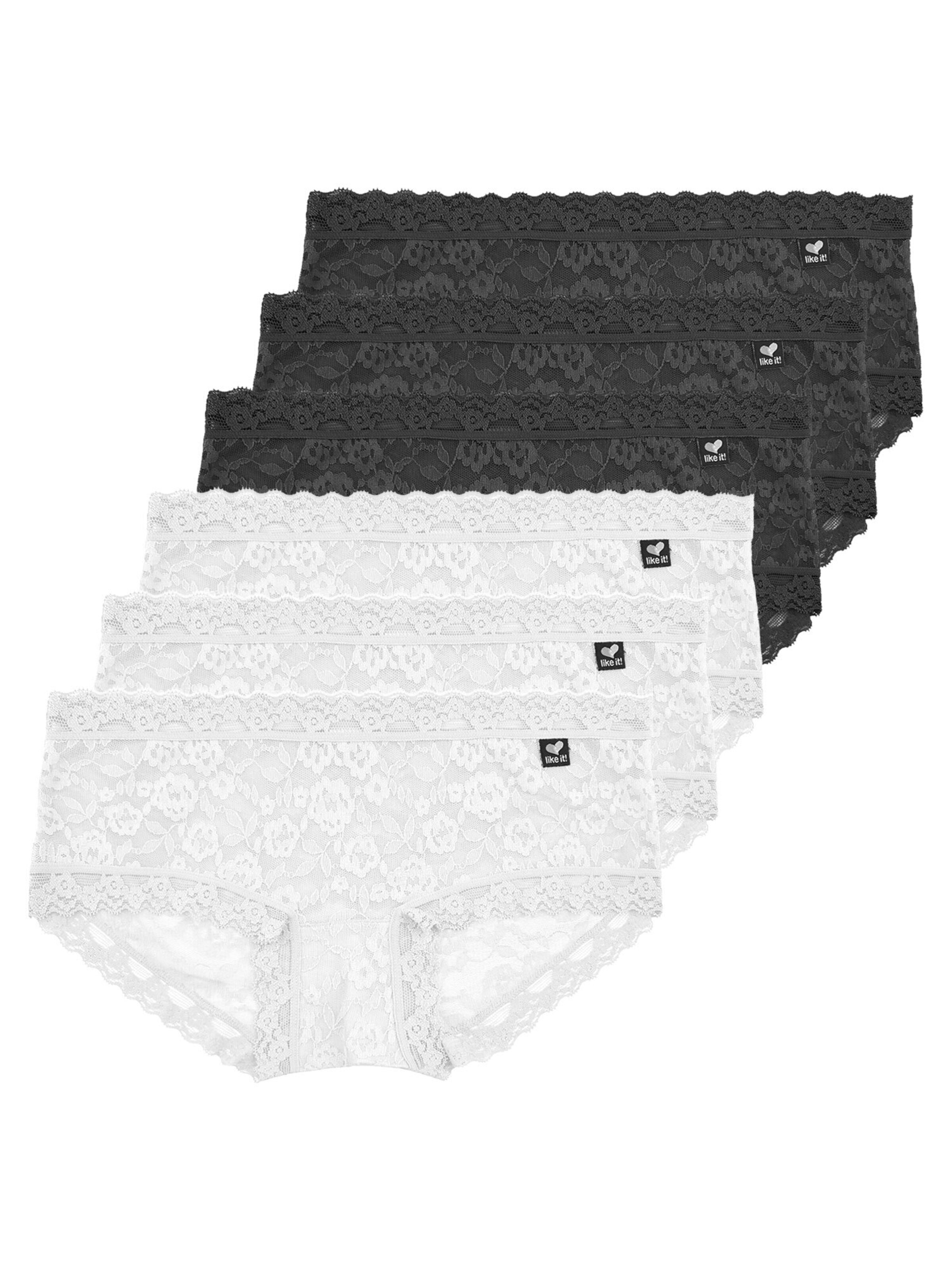 like it! Boyshorts 'Lisa' in White: front