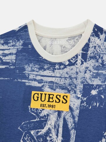 GUESS T-Shirt in Blau