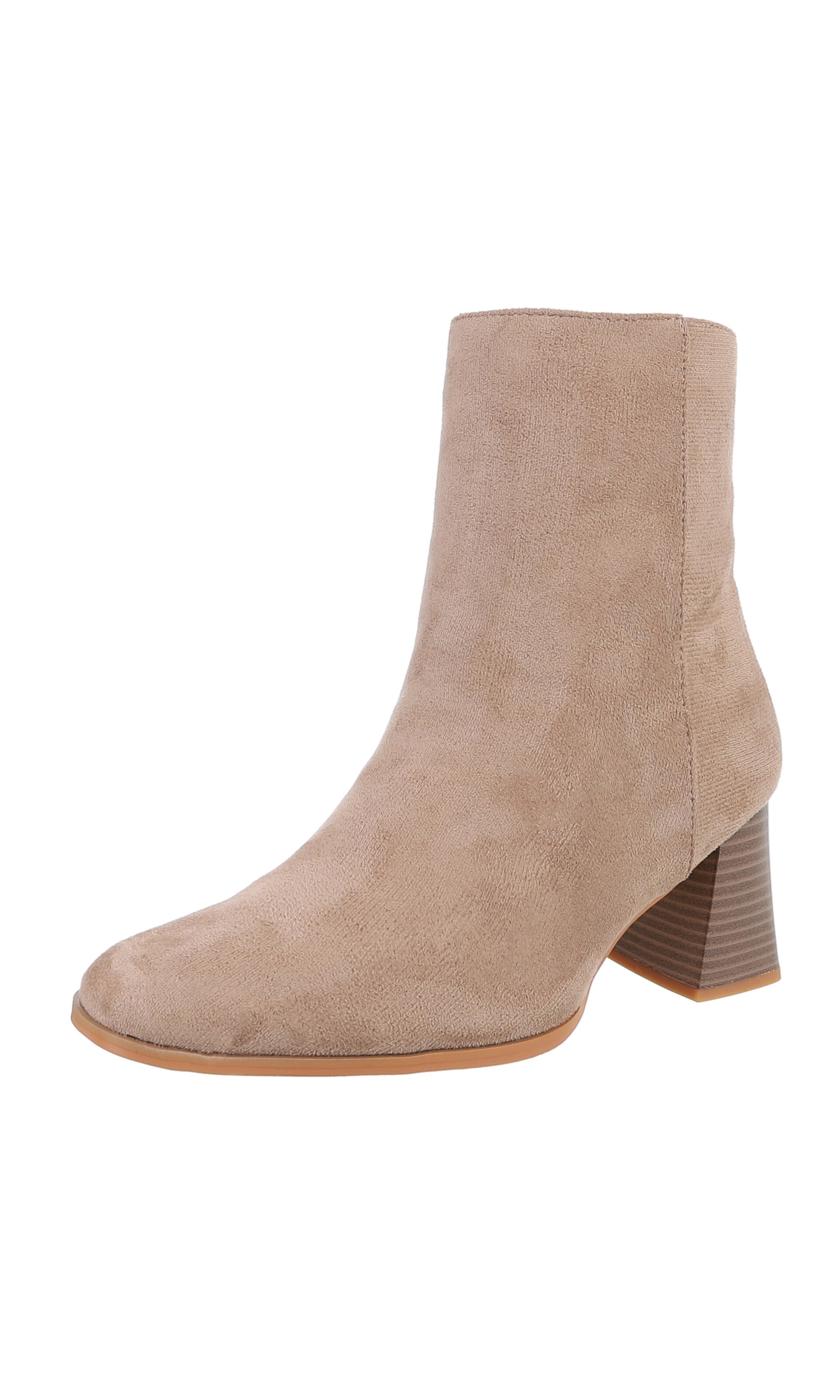 Ital-Design Stiefelette in Braun: Vorderseite