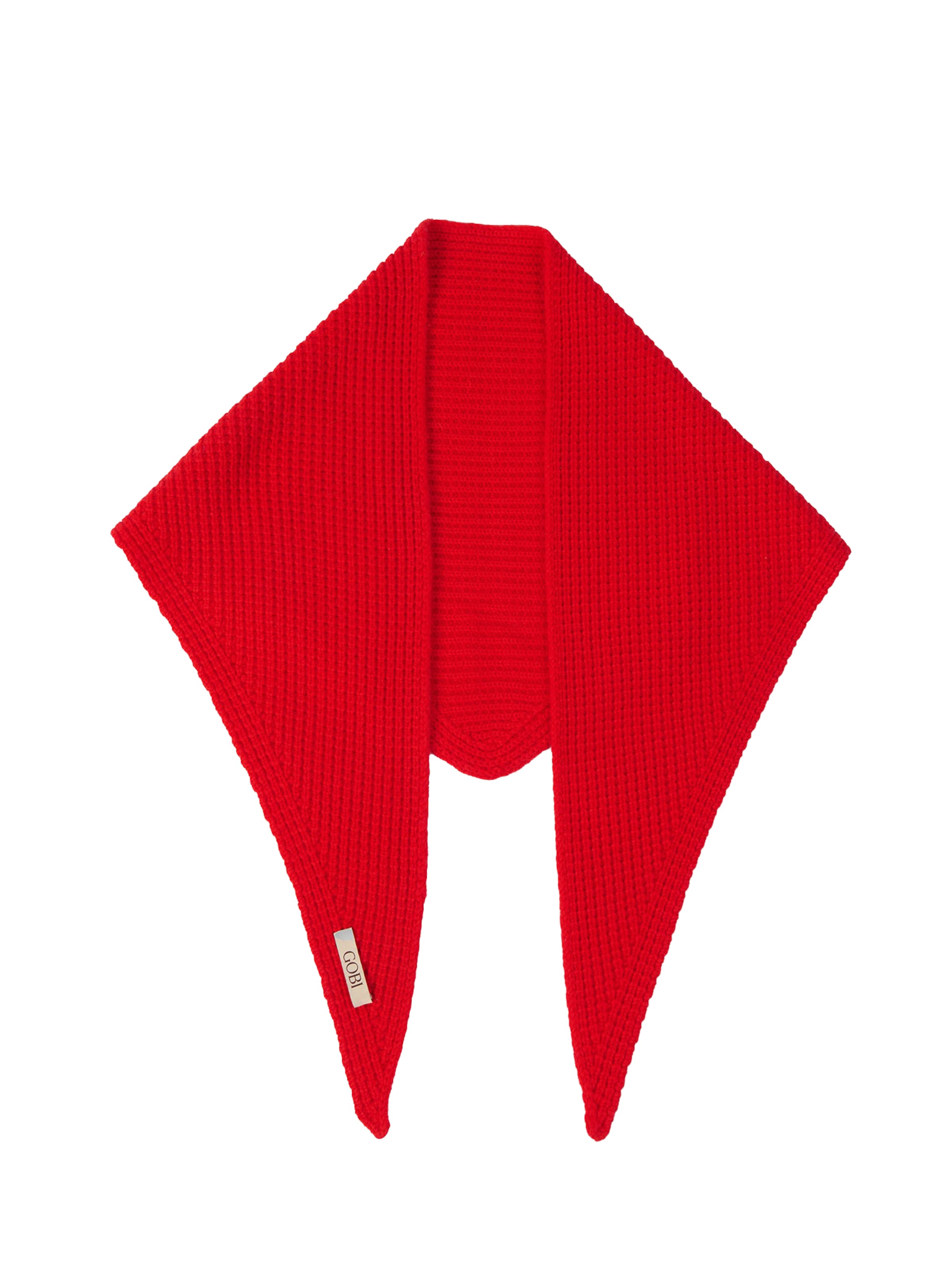 GOBI Cashmere Scarf in Red: front