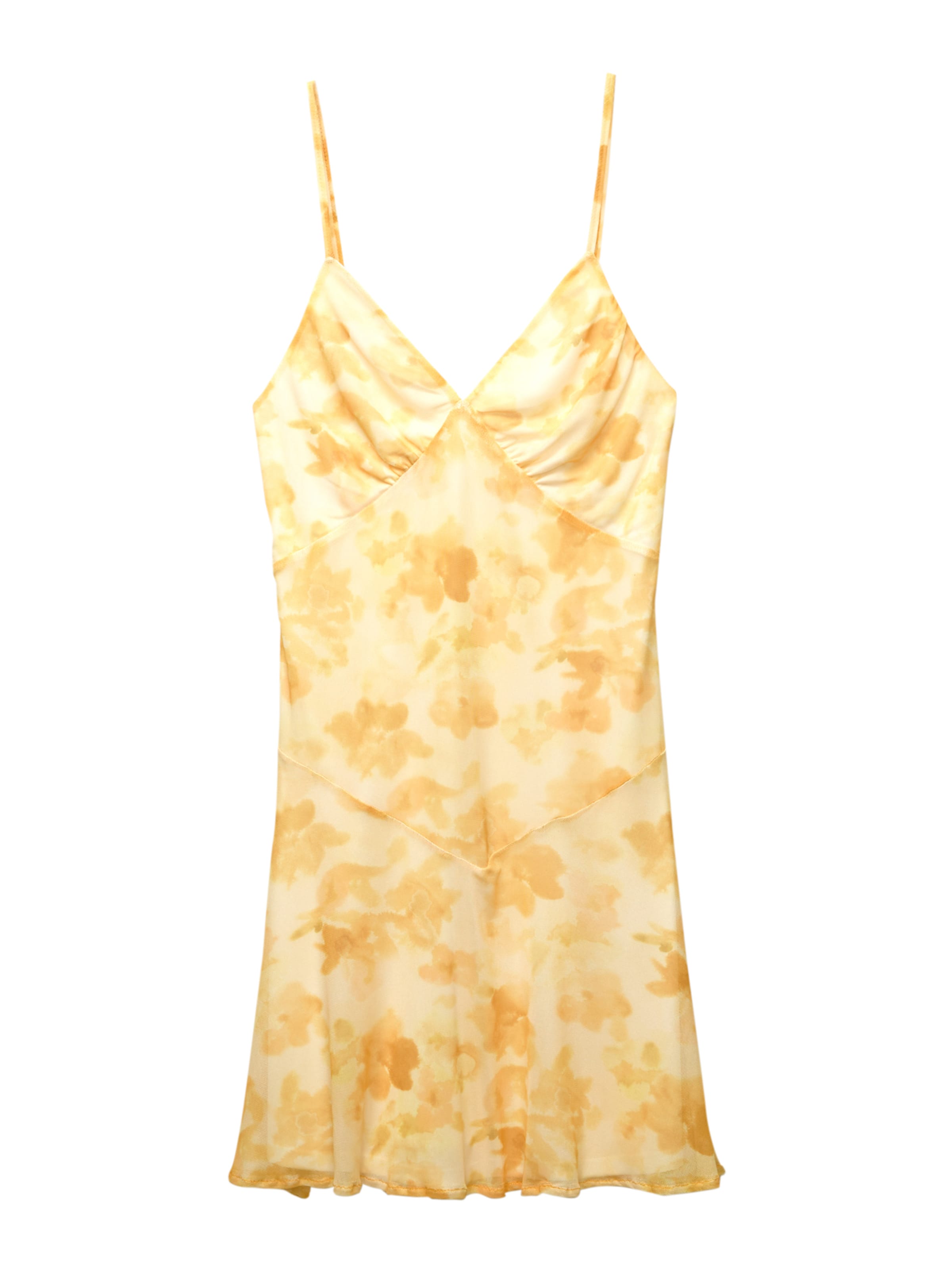 Pull&Bear Summer dress in Yellow: front