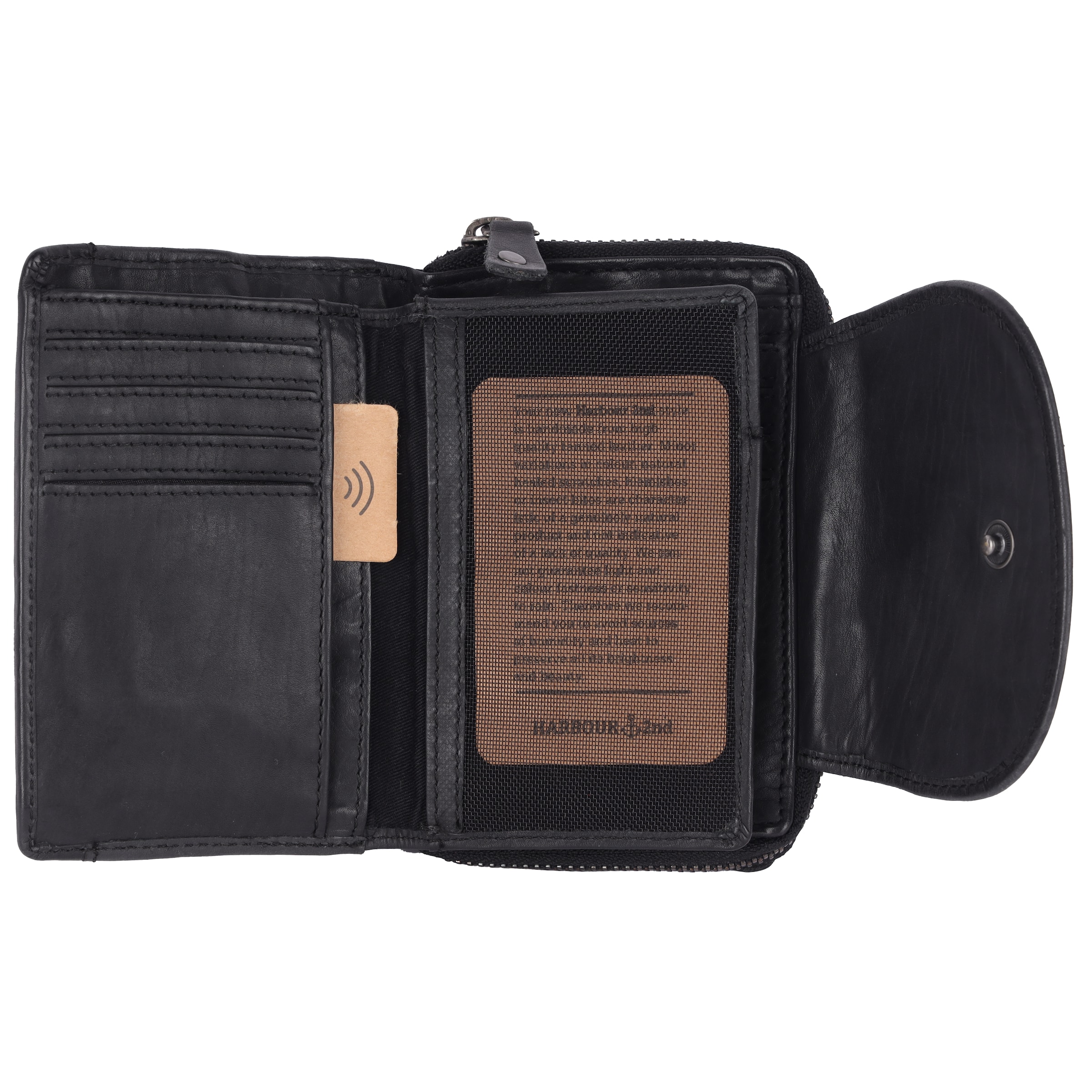 Harbour 2nd Portemonnaie 'Lilian' in Schwarz