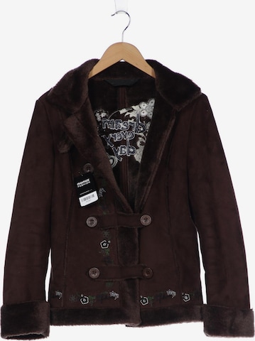 Desigual Jacket & Coat in L in Brown: front