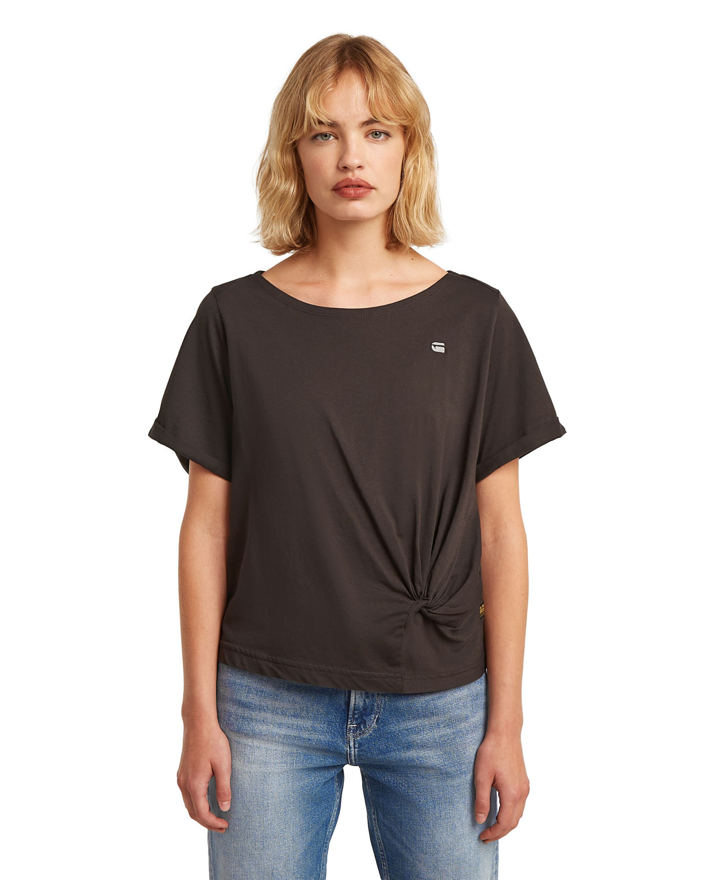 G-STAR Shirt in Bruin: voorkant