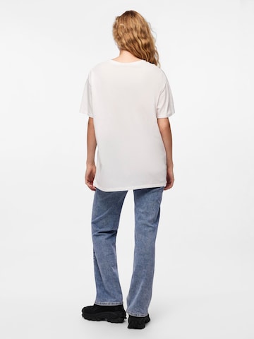 PIECES T-Shirt 'SARA' in Weiß