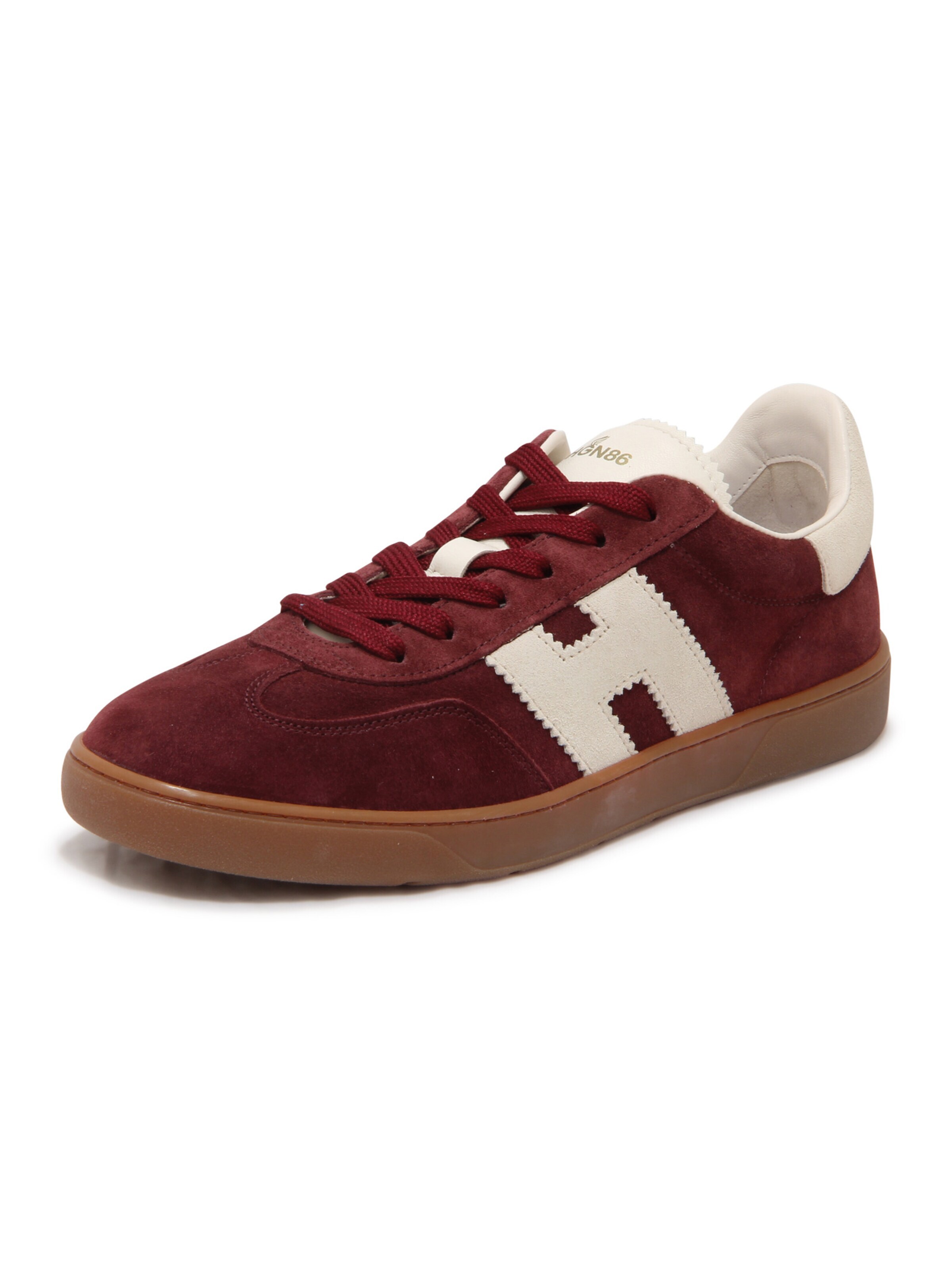 Sneaker bassa di HOGAN in rosso: frontale