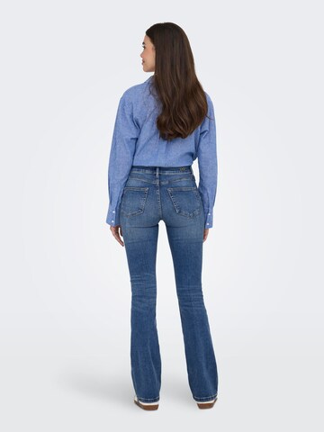 JDY Flared Jeans 'JDYFina' in Blauw