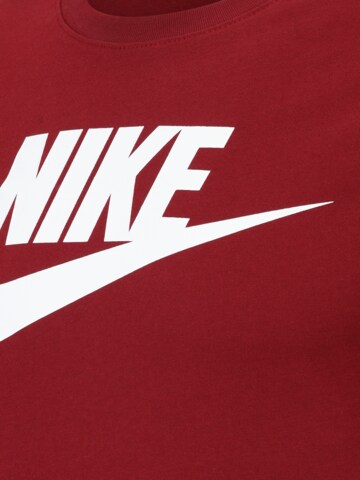 Nike Sportswear Regular fit Μπλουζάκι 'ICON FUTURA' σε κόκκινο