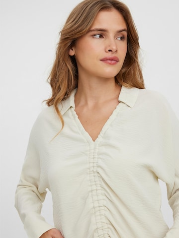 VERO MODA Bluse 'Ginge' in Beige