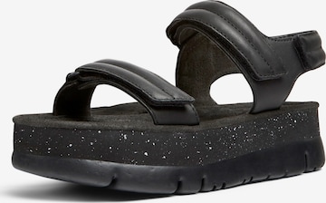 CAMPER Sandals 'Oruga Up' in Black: front