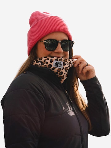 WESORA GmbH Loop scarf 'Printed Neckwarmer Fleece + UV-Schutz' in Beige