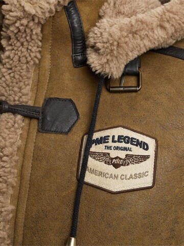 Giacca di mezza stagione 'Tornador leather jacket' di PME Legend in marrone