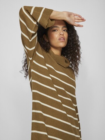 VILA Knitted dress in Brown