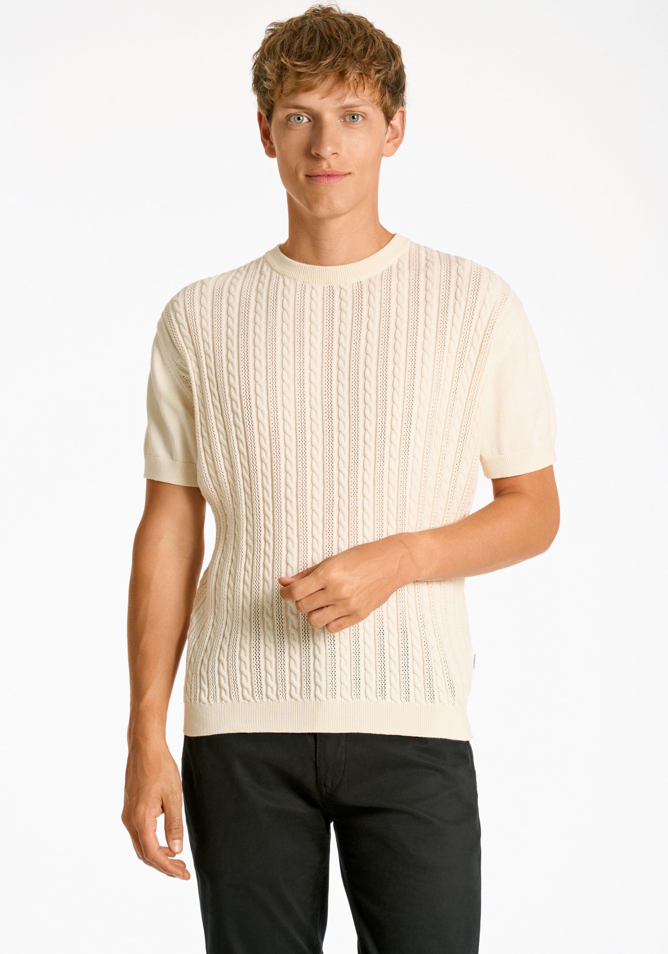Lindbergh Sweater in Beige: front
