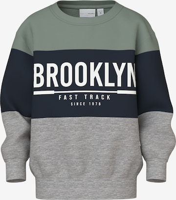 Bluză de molton 'NMMVEMIL' de la NAME IT pe albastru: față