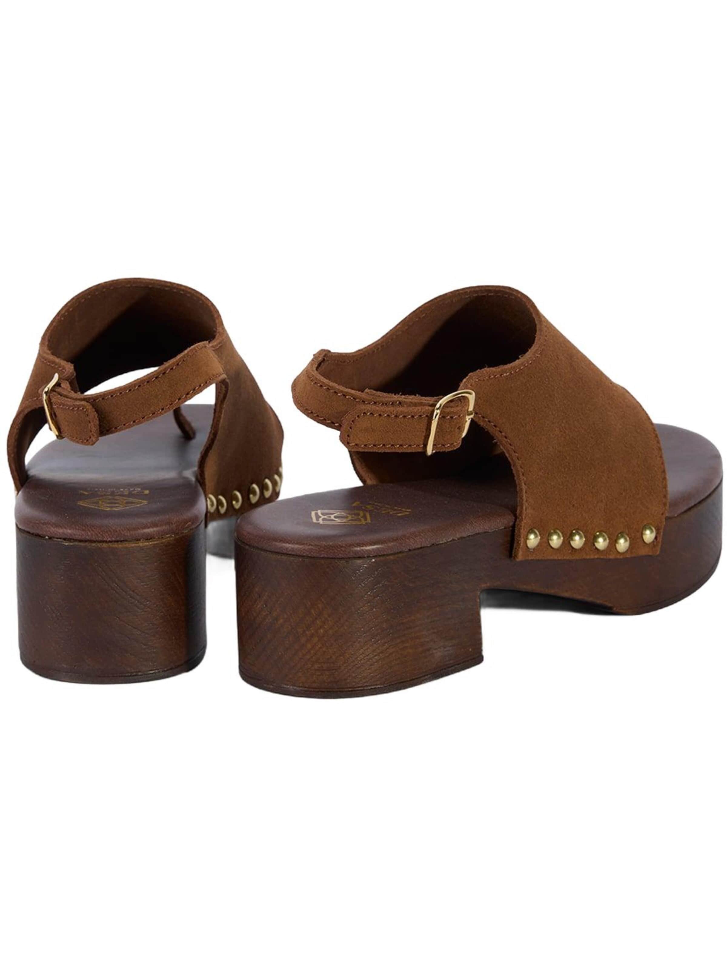 Desa Sandal 'Zehenring-Sandalen' in Brown