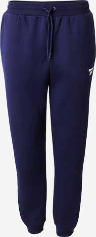 Reebok Tapered Urheiluhousut 'ANDRE' värissä sininen: etupuoli