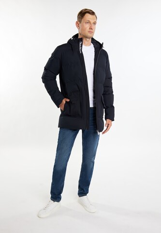 DreiMaster Maritim Winterjacke in Schwarz