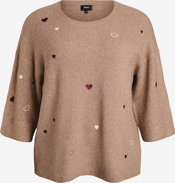 ruda Zizzi Megztinis 'Sunny Heart': priekis