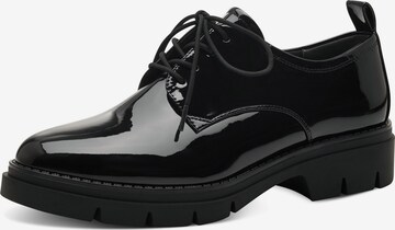 TAMARIS Lace-up shoe in Black: front