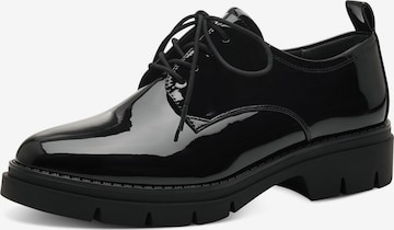 TAMARIS Lace-Up Shoes in Black: front