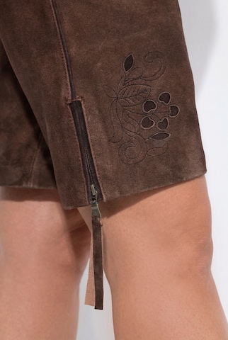 Ulla Popken Regular Hose in Braun