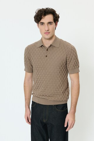 Matinique Sweater ' Heritage ' in Brown: front