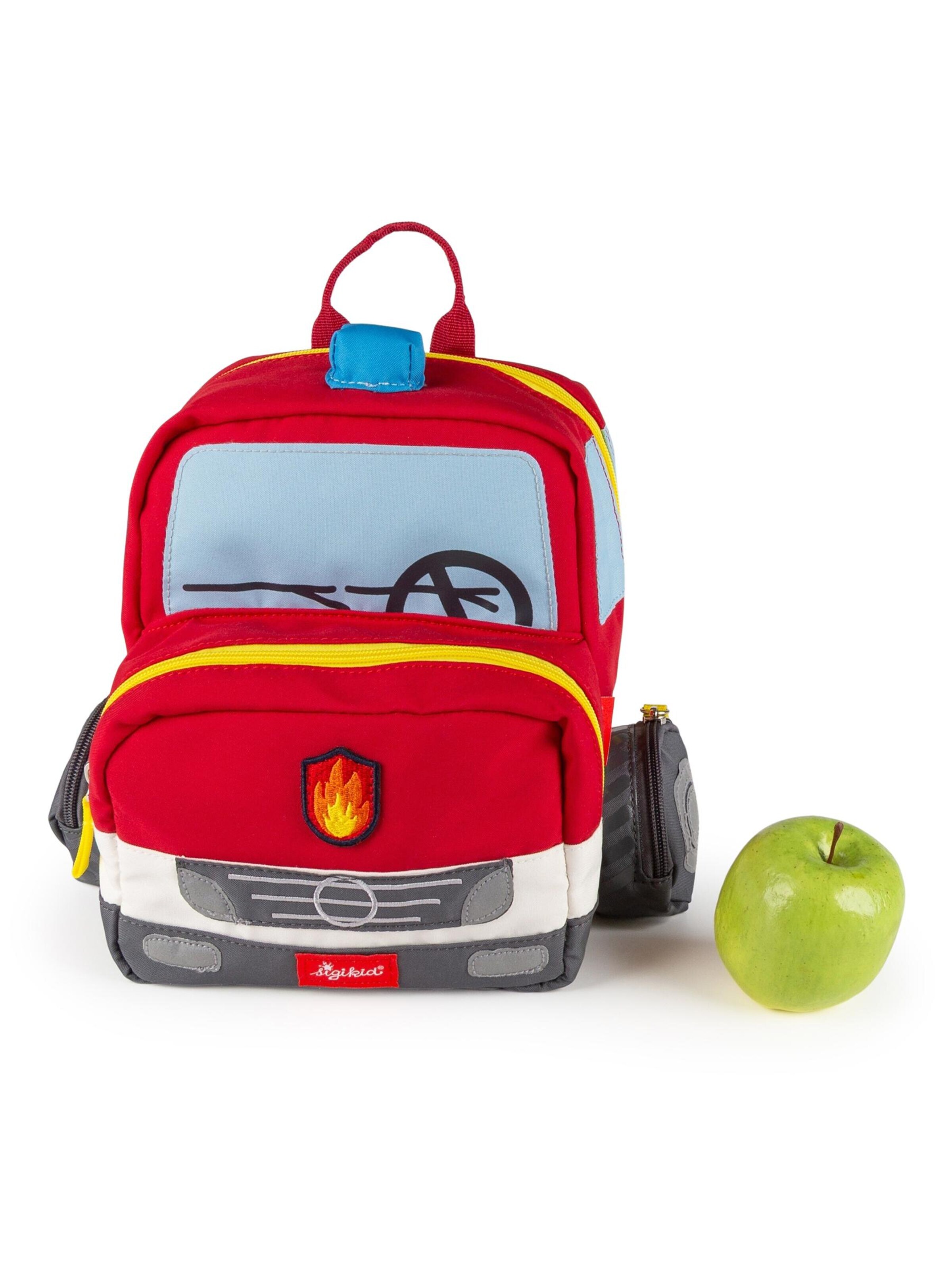 SIGIKID Rucksack 'Rucksack Fahrzeuge'‌‌‌‌‌‌‌ in Rot