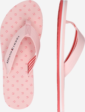 TOMMY HILFIGER Zehentrenner in Pink