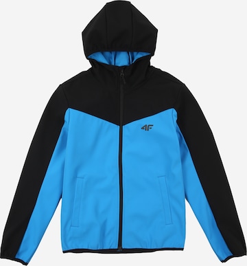 4F Junior Urheilutakki värissä sininen: etupuoli