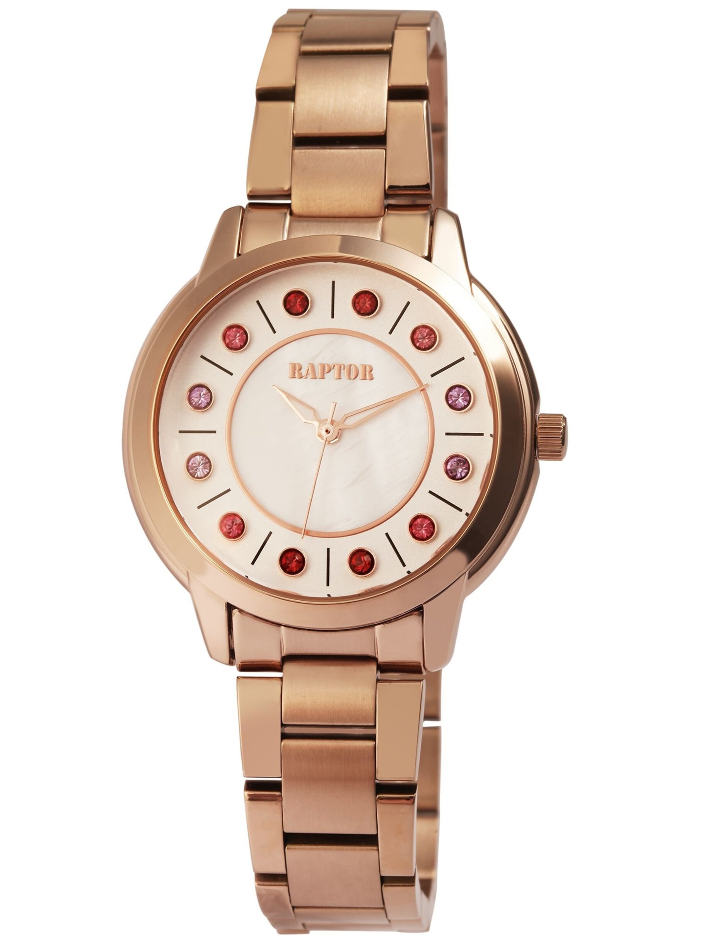 Raptor Analog Watch 'Gloriani, 3 ATM' in Gold