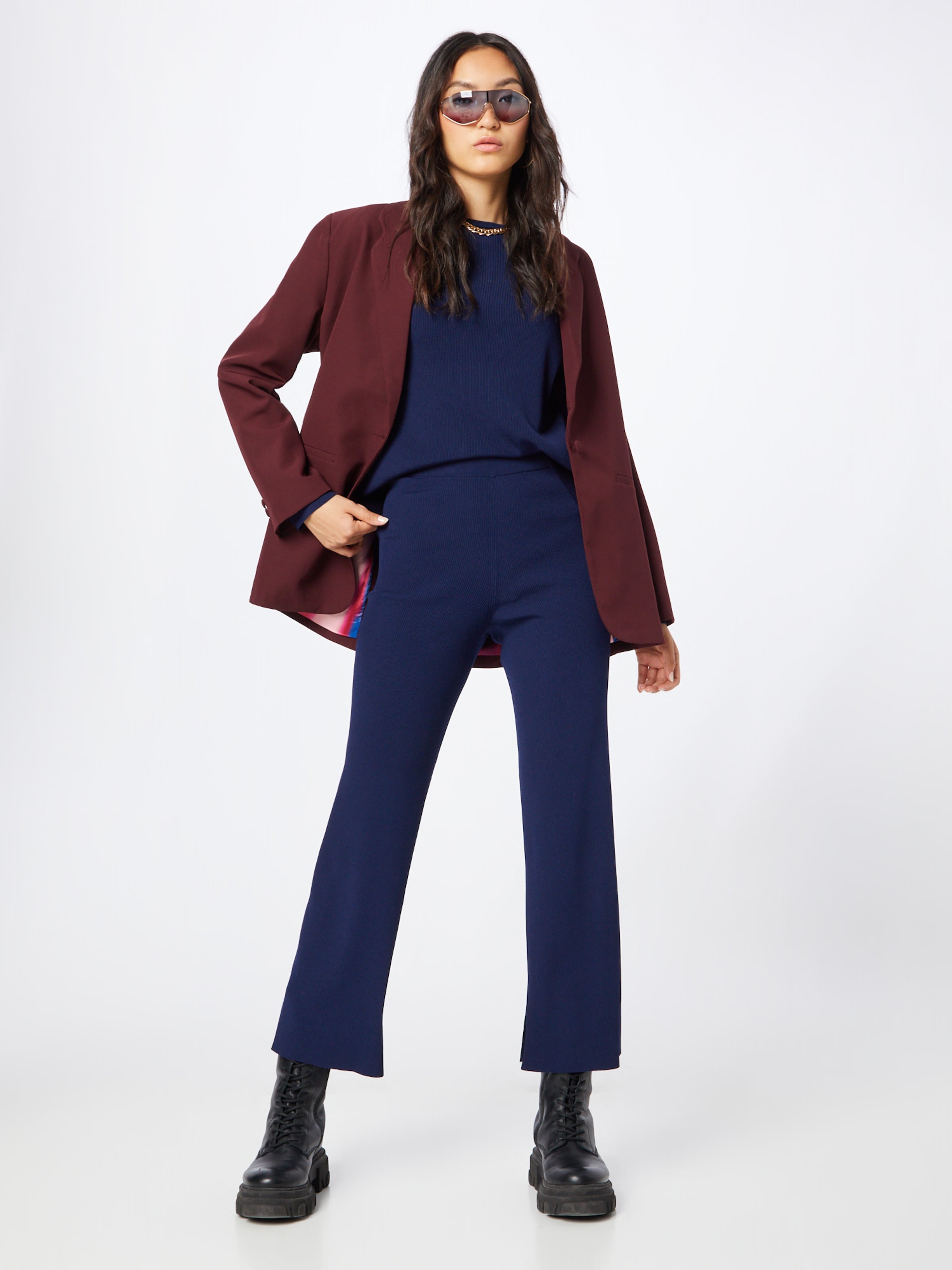 DRYKORN Regular Trousers ZONEY in Dark Blue ABOUT YOU
