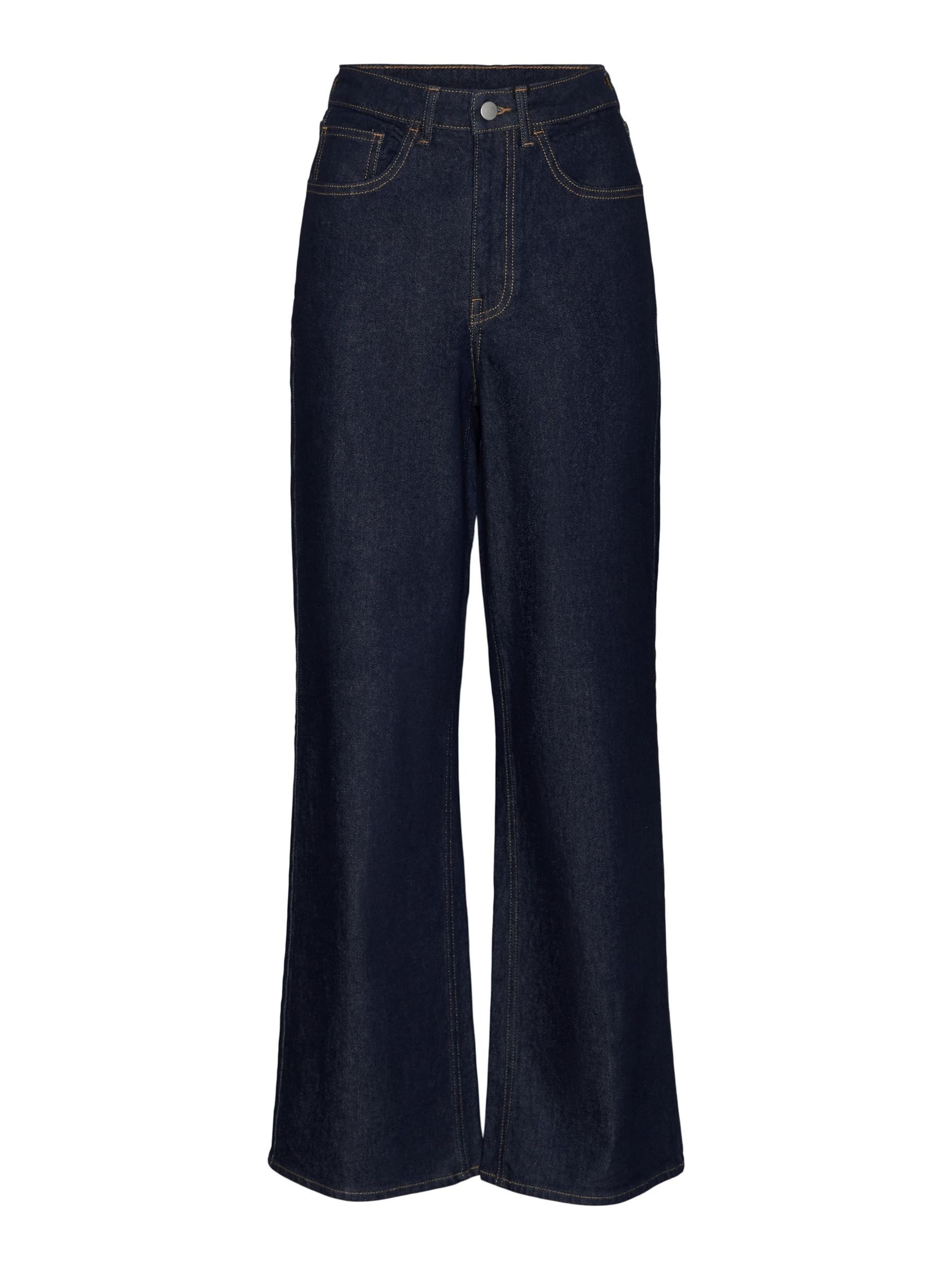 VERO MODA Wide leg Jeans 'Rebecca' in Blauw: voorkant