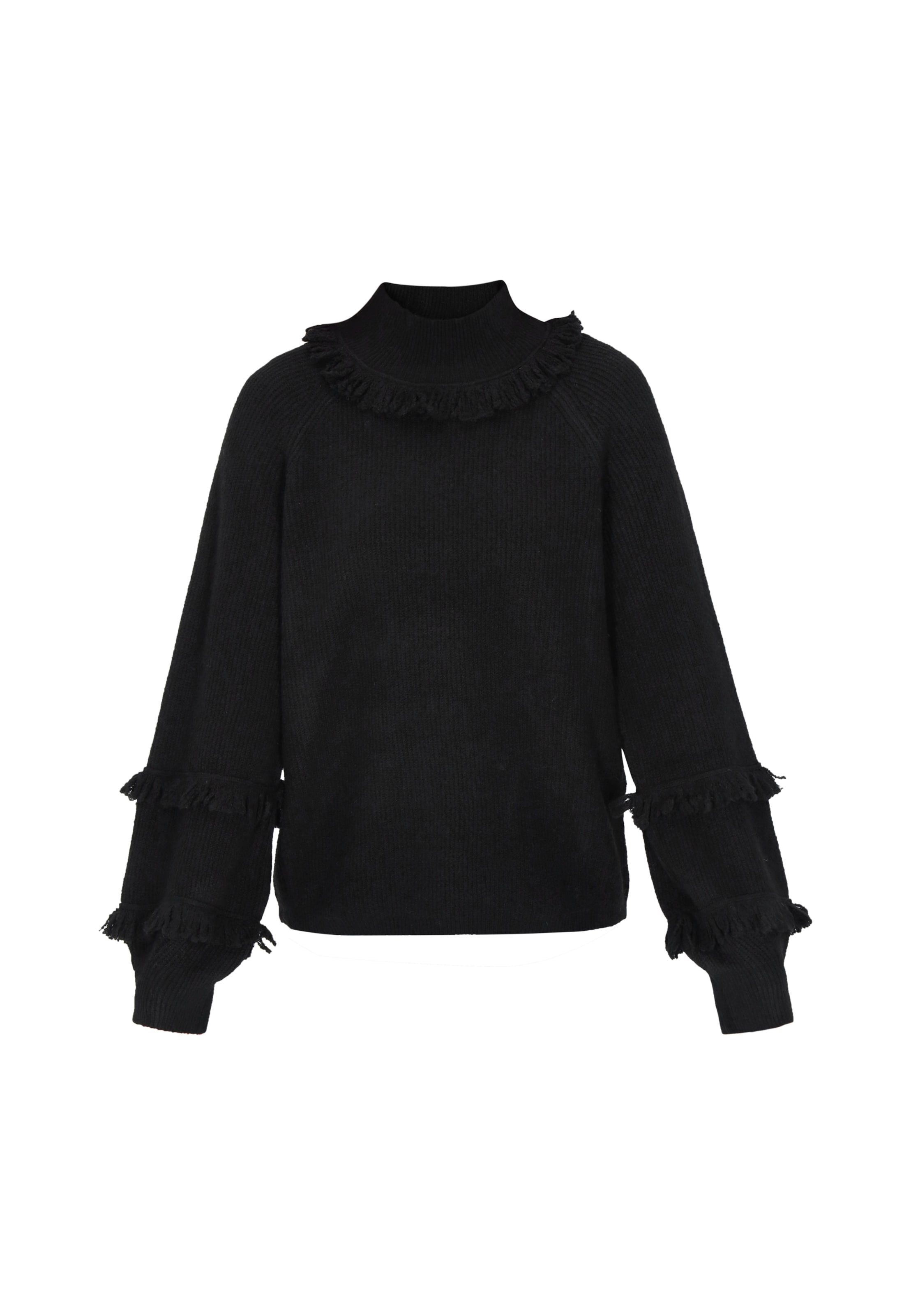 IZIA Pulóver - fekete: elől