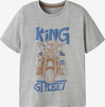 NAME IT - Camiseta 'NKMBent' en gris: frente