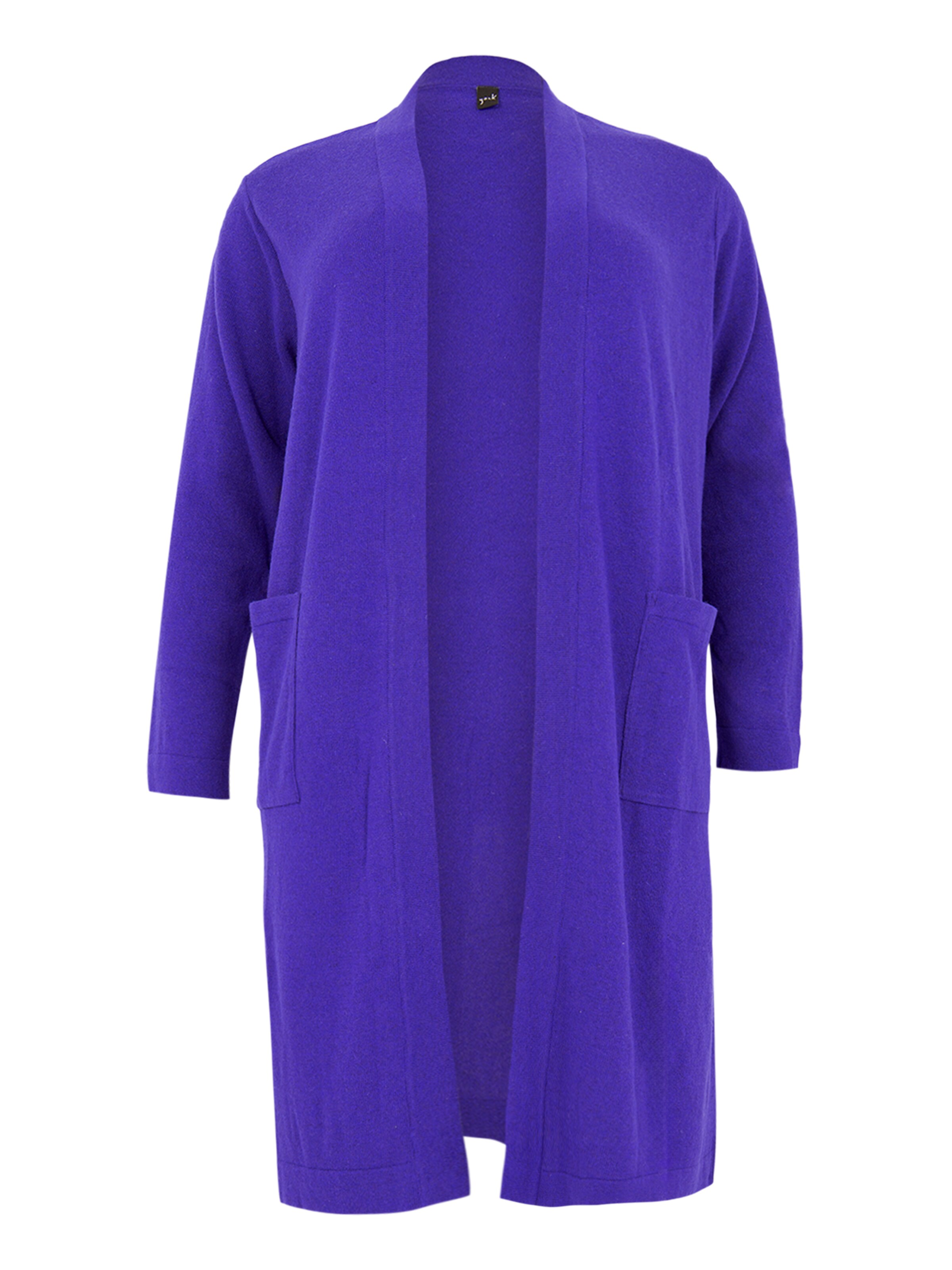 YOEK Gebreid vest in Lila: voorkant