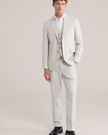 WE Fashion Slim Fit Sakko in Grau