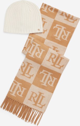 Sciarpa di Lauren Ralph Lauren in beige: frontale