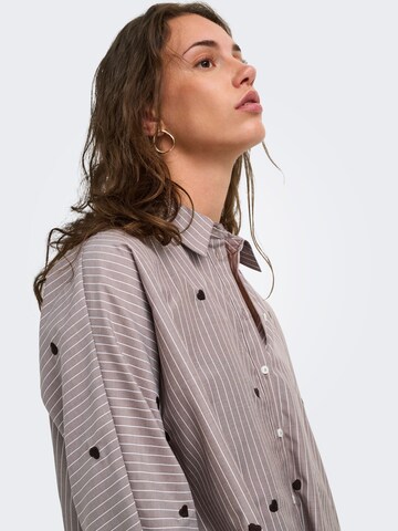 ONLY Blouse 'ONLNew Lina Grace' in Brown