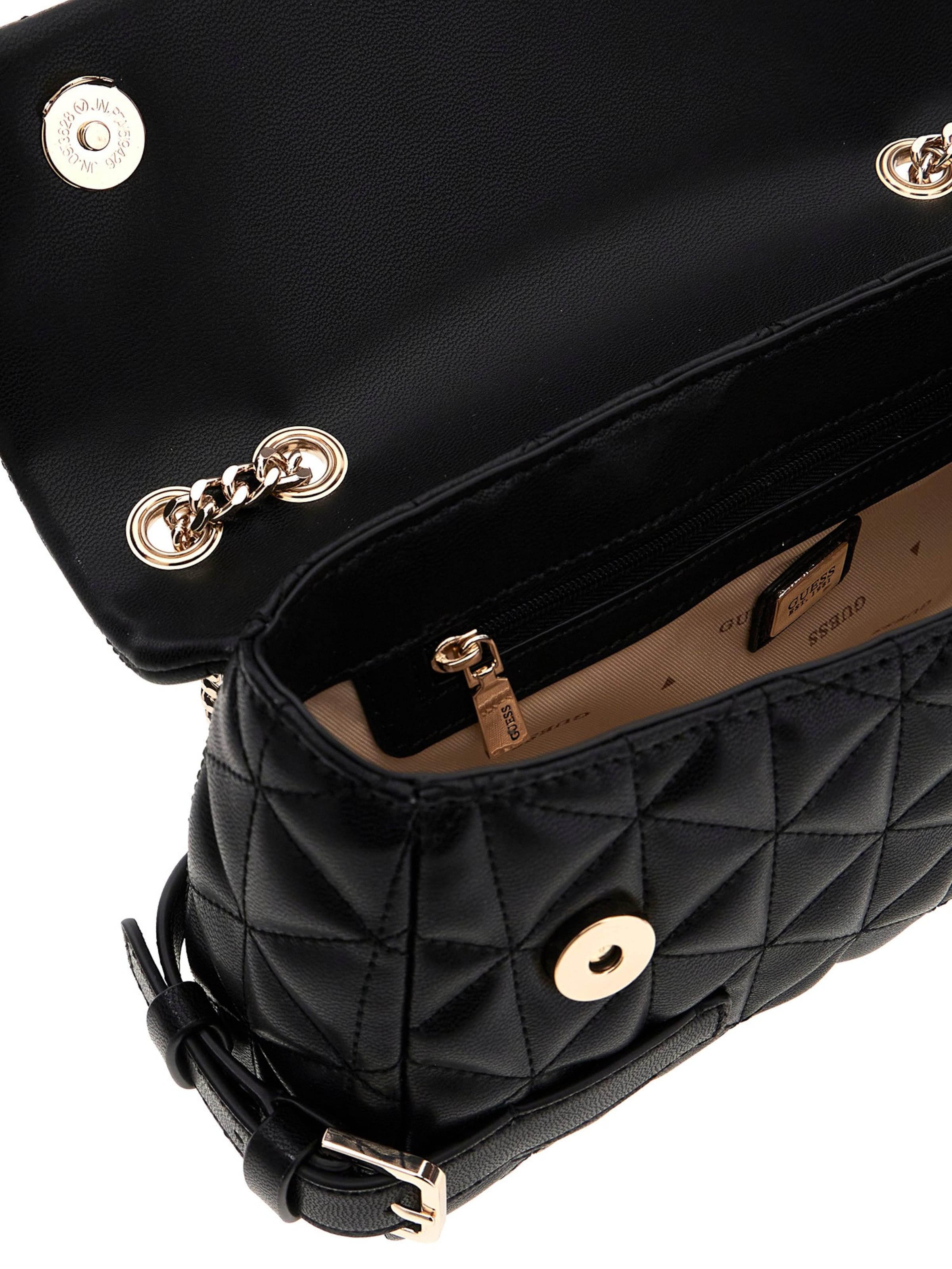 GUESS Olkalaukku 'PAISLEIGH' värissä musta