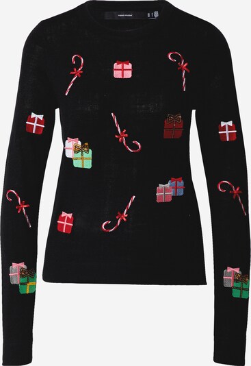 zöld / piros / fekete / fehér VERO MODA Pulóver, Termék nézet