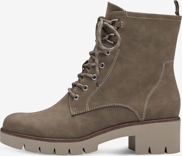 TAMARIS Lace-Up Ankle Boots in Grey