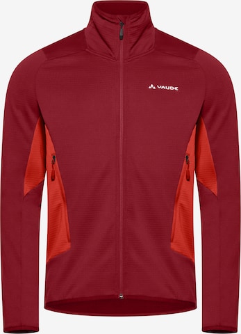 VAUDE Funktionsfleecejacke 'Monviso' in Rot: Vorderseite