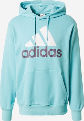 Hanorac sport 'Essentials' de la ADIDAS SPORTSWEAR pe albastru: față