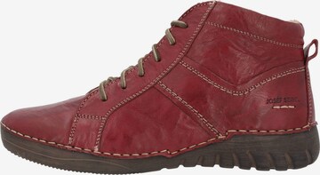 Bottines à lacets 'Felicia 01' JOSEF SEIBEL en rouge