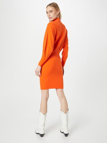 River Island Knitted dress in Orange