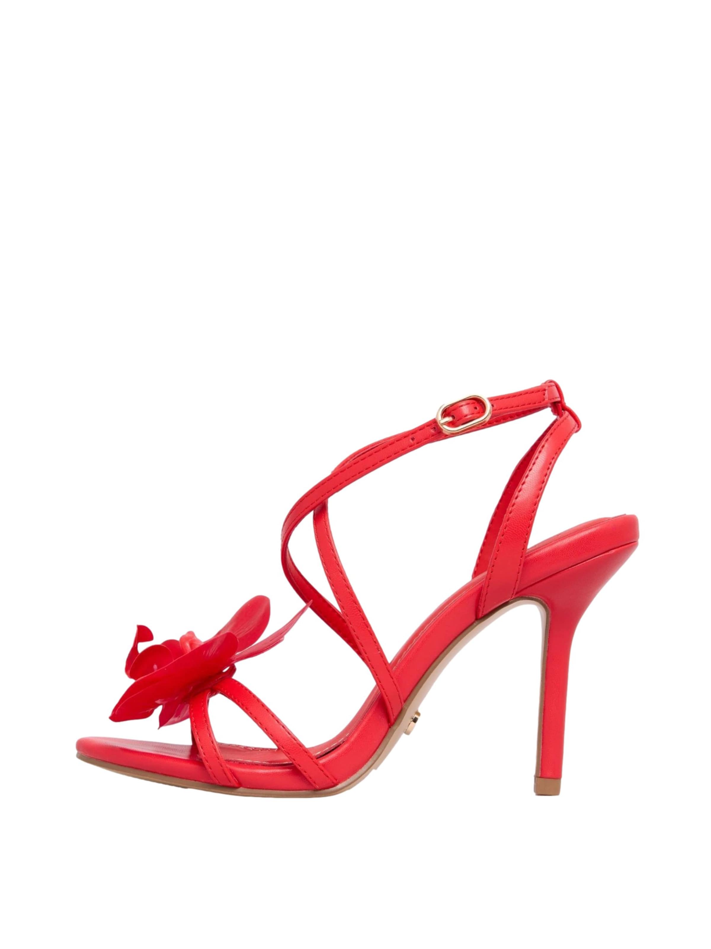 Lipsy Sandalen met riem in Rood: voorkant