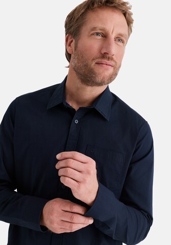 Stooker Men Regular Fit Hemd 'Harrison' in Blau