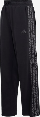 ADIDAS SPORTSWEAR Workout Pants in Black: front