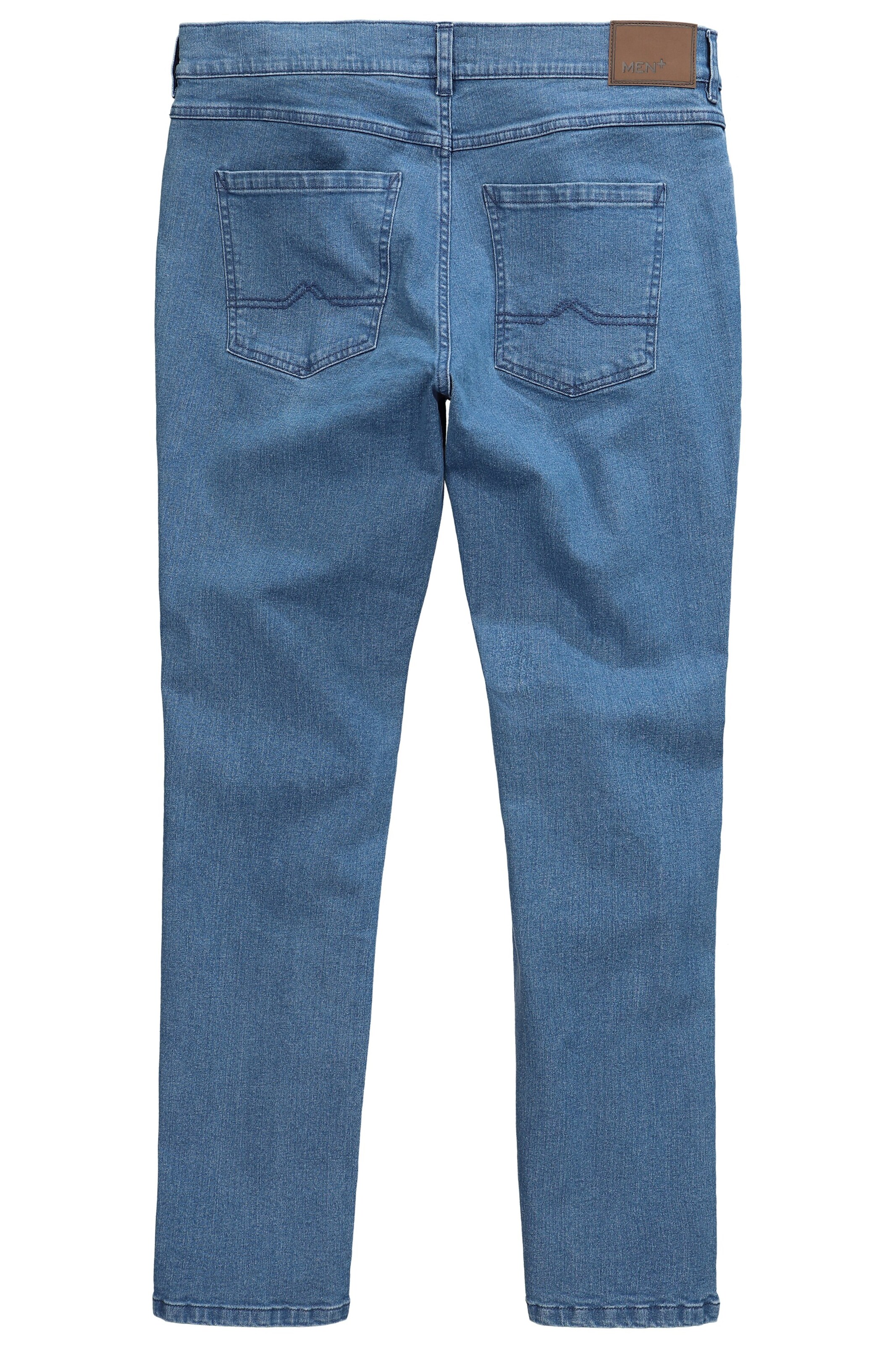 Men Plus Regular Jeans in Blauw